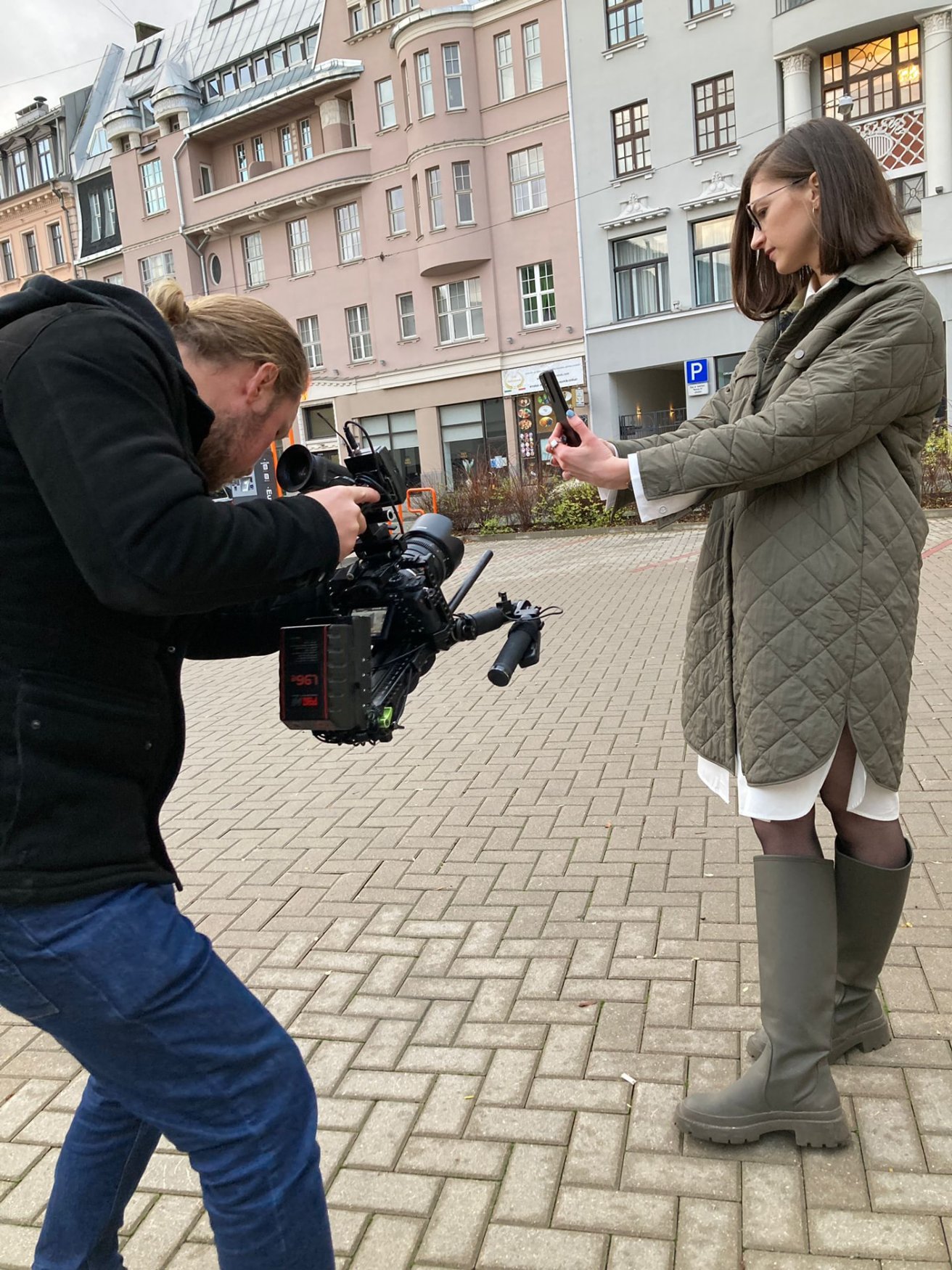 Dagne filmēšanā pilsētā