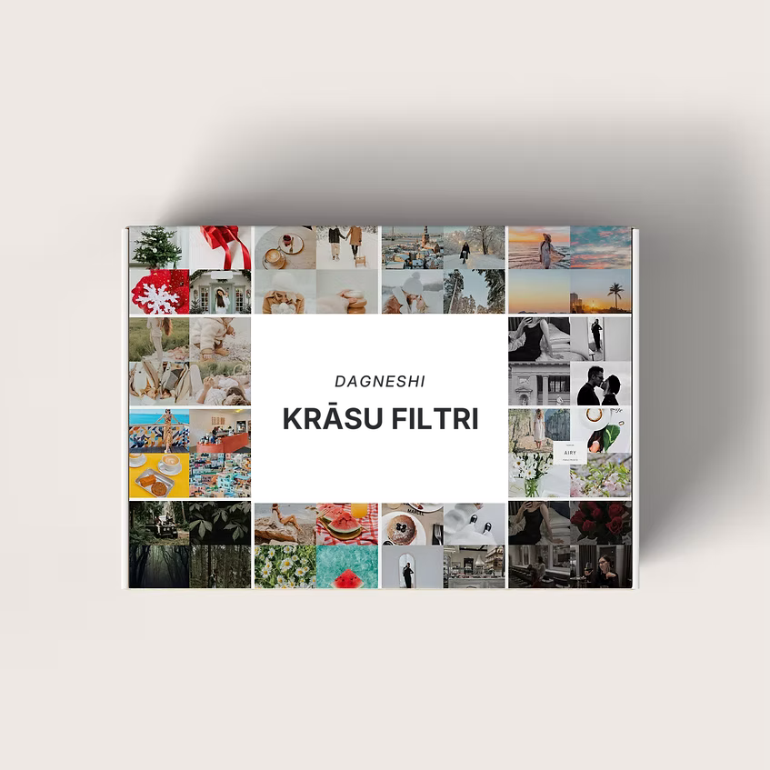 150 estētisku bilžu filtri
