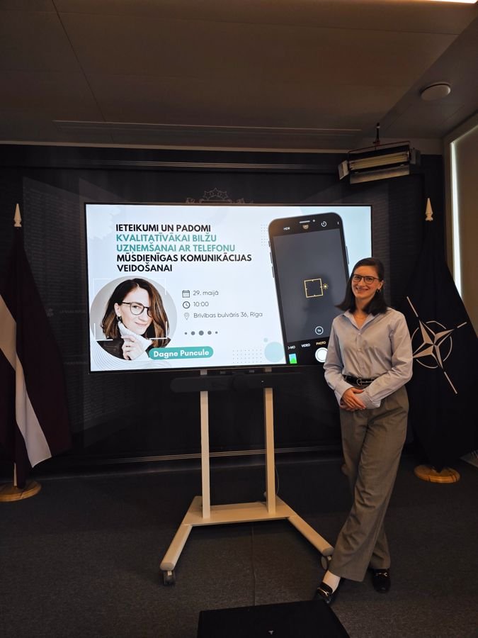 Dagne pēc lekcijas par fotografēšanu ar telefonu